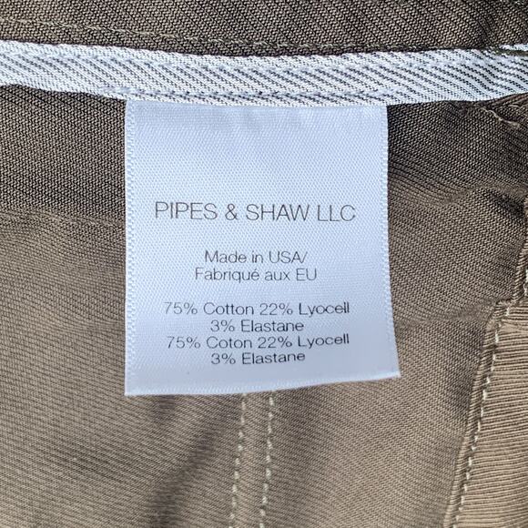 Veronica Beard Army Green Camp Jacket Cotton Utility Military Gold Buttons - Picture 9 of 9